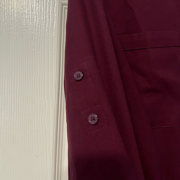 Express Maroon Dress - Picture 2 of 5